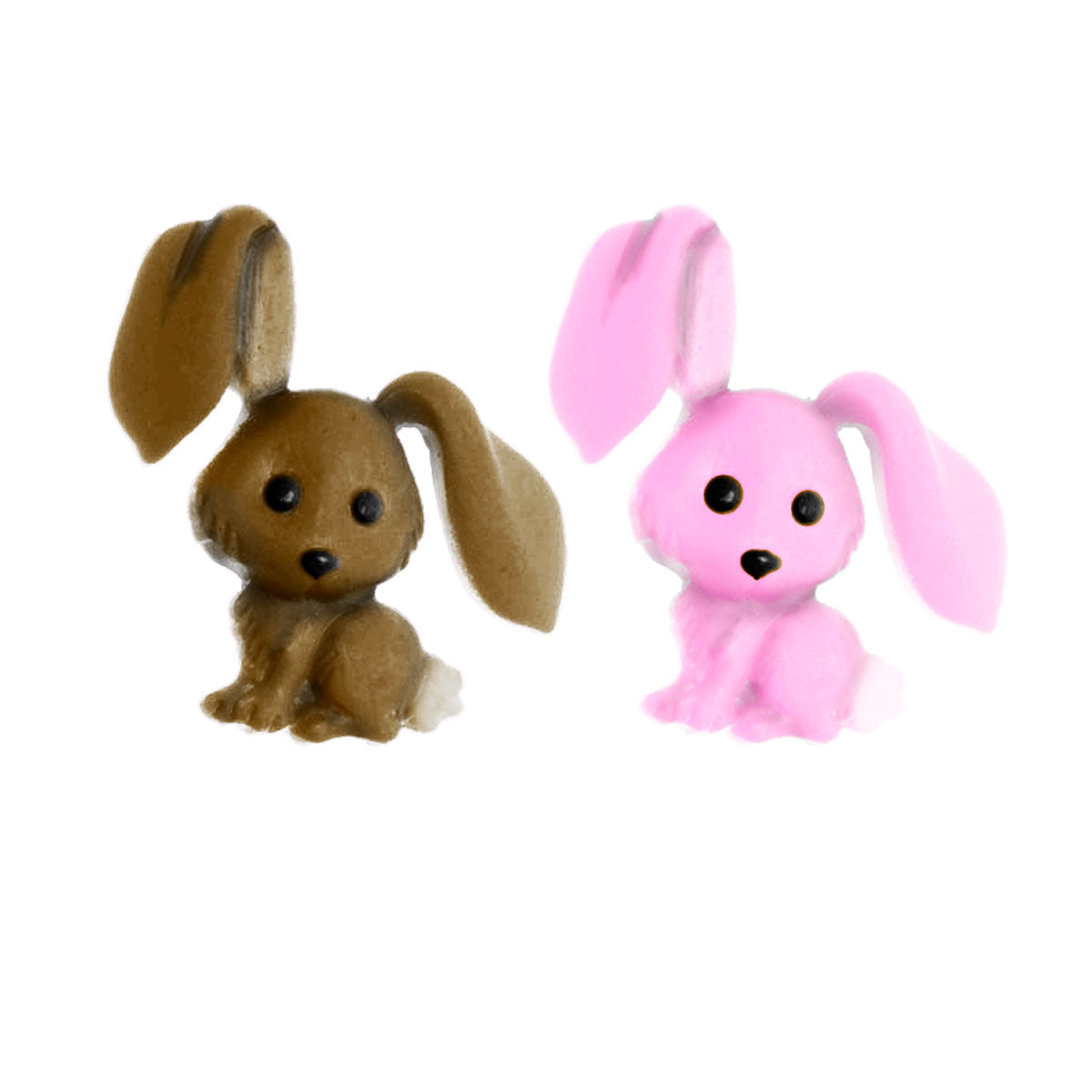 Molde de Silicone 733 - Dupla de Coelhinhos Lesley