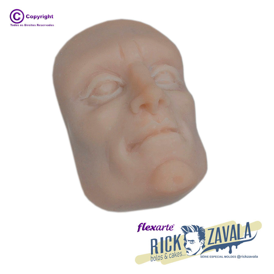 Molde de Silicone 591 - Rosto Masculino RZ I