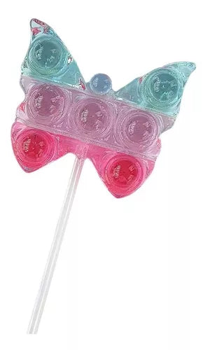 Kit C Molde De Pirulito Fidget 6cm Borboleta + Isomalt 150gr