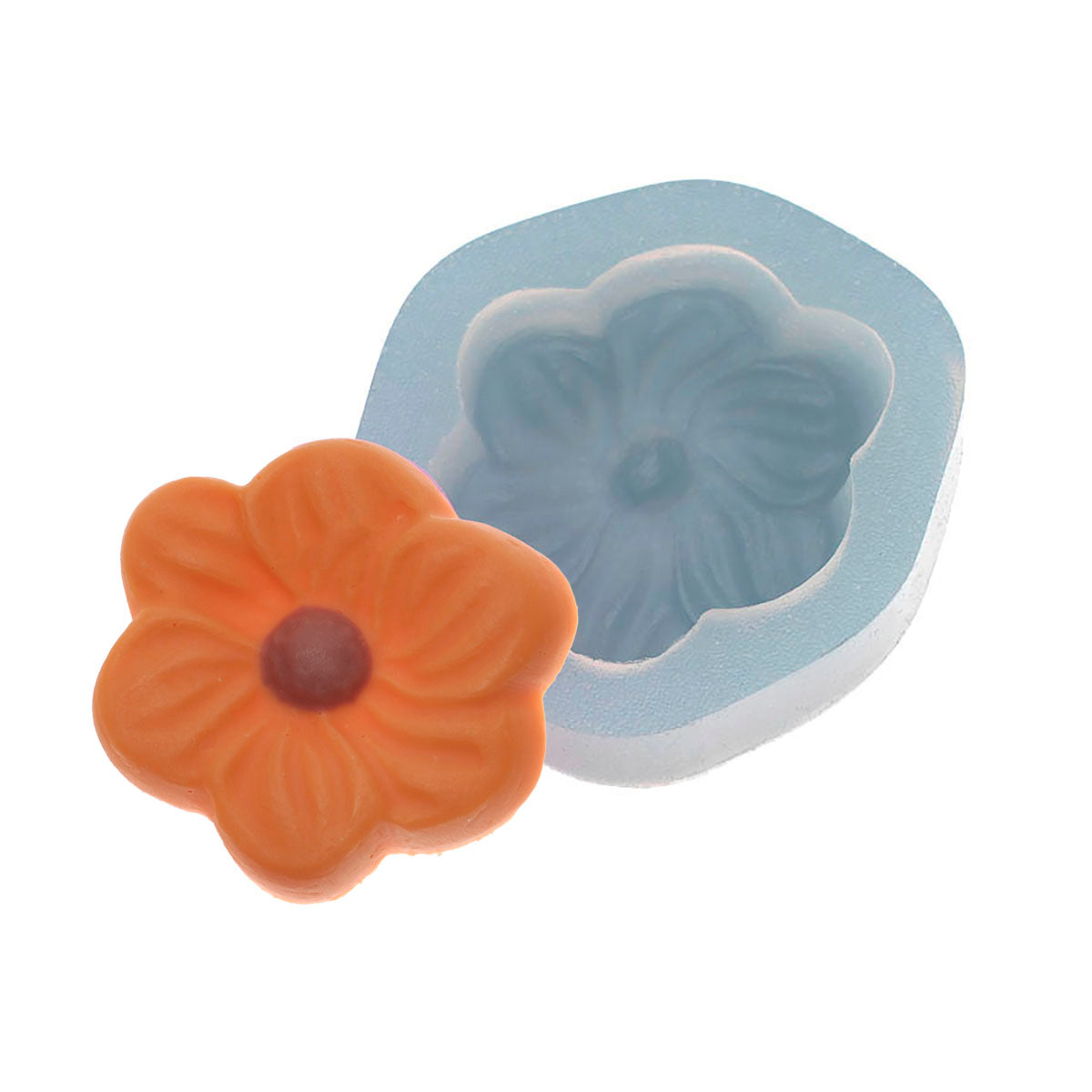 Molde de Silicone 380 - Flor Média