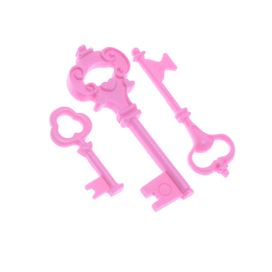 Molde de Silicone 418 - Trio de Chaves Vintage