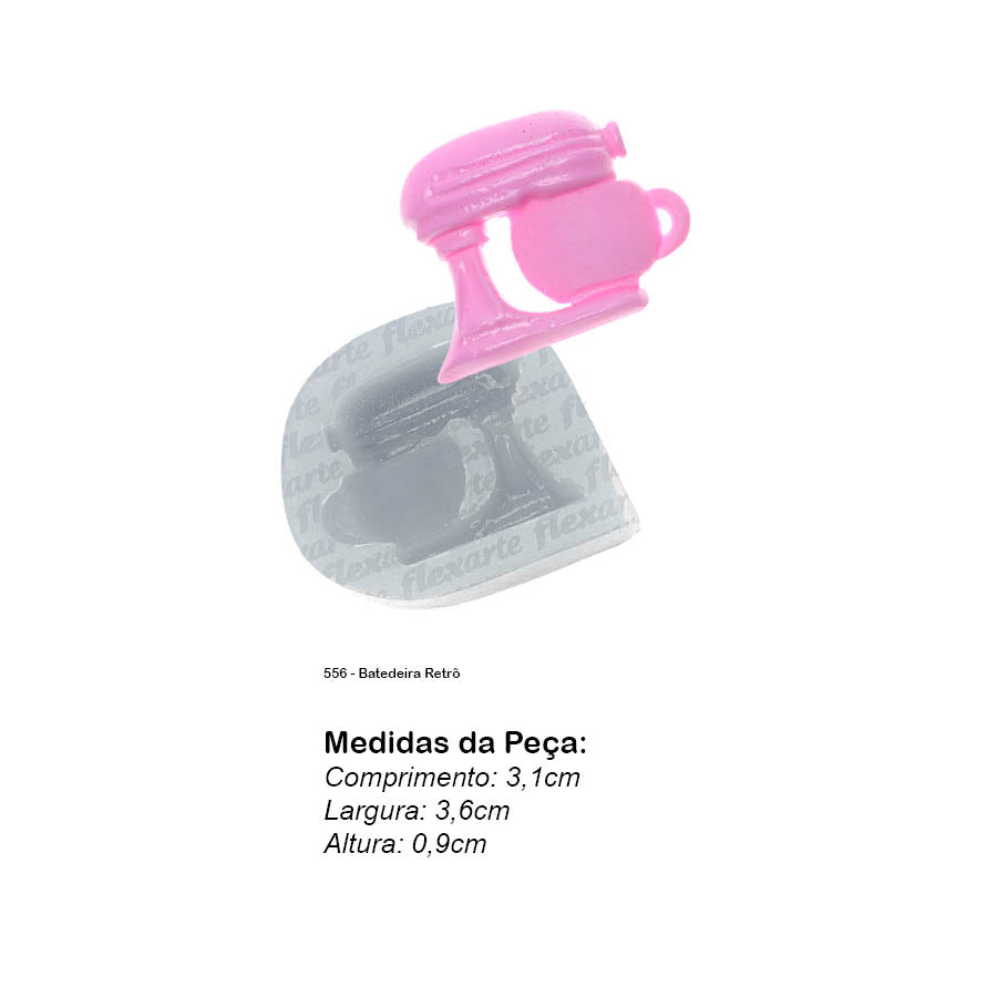 Molde de  Silicone 556 - Batedeira Retrô