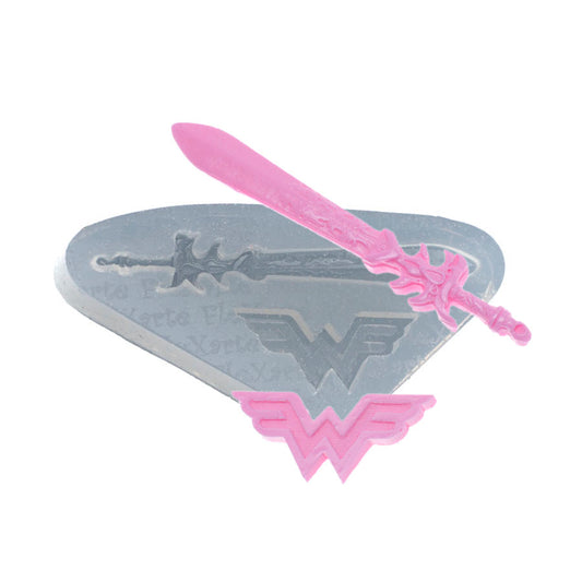 Molde de  Silicone 510 - Espada do W