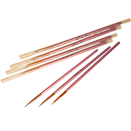 Pincel Fino Rosa - Fada Color 00 - Flexarte