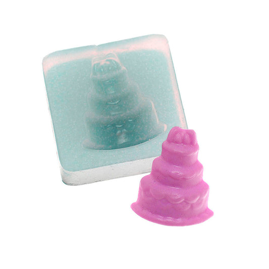 Molde de  Silicone 029 - Bolo de 3 Andares de Perfil