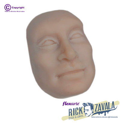 Molde de  Silicone 592 - Rosto Masculino RZ II