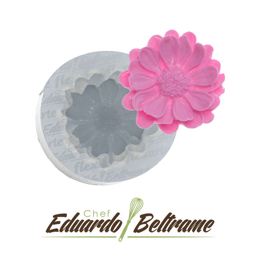 Molde de  Silicone 751 - Flor Margarida Flossie - EB