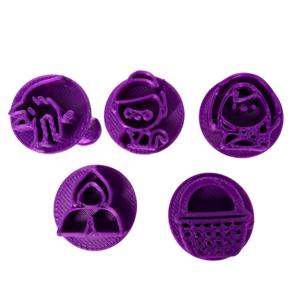 Carimbo 5104 - Marcador Brigadeiro - Chapeuzinho Vermelho