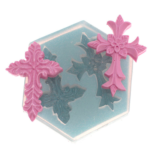 Molde de  Silicone 255 - Par de Cruz 1
