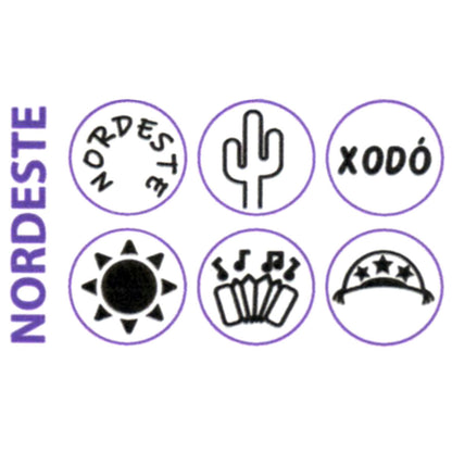 Carimbo Marcador Brigadeiro 5105 - Nordeste - Flexarte