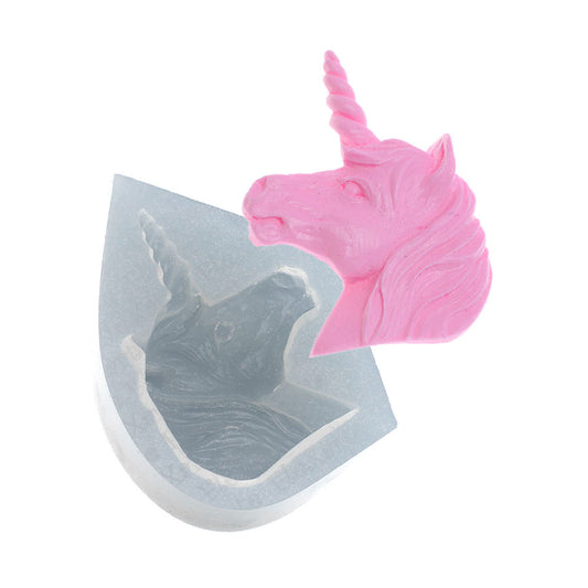 Molde de  Silicone 537 - Unicórnio Médio