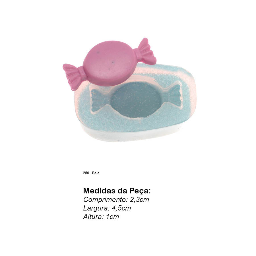 Molde de  Silicone 250 - Bala