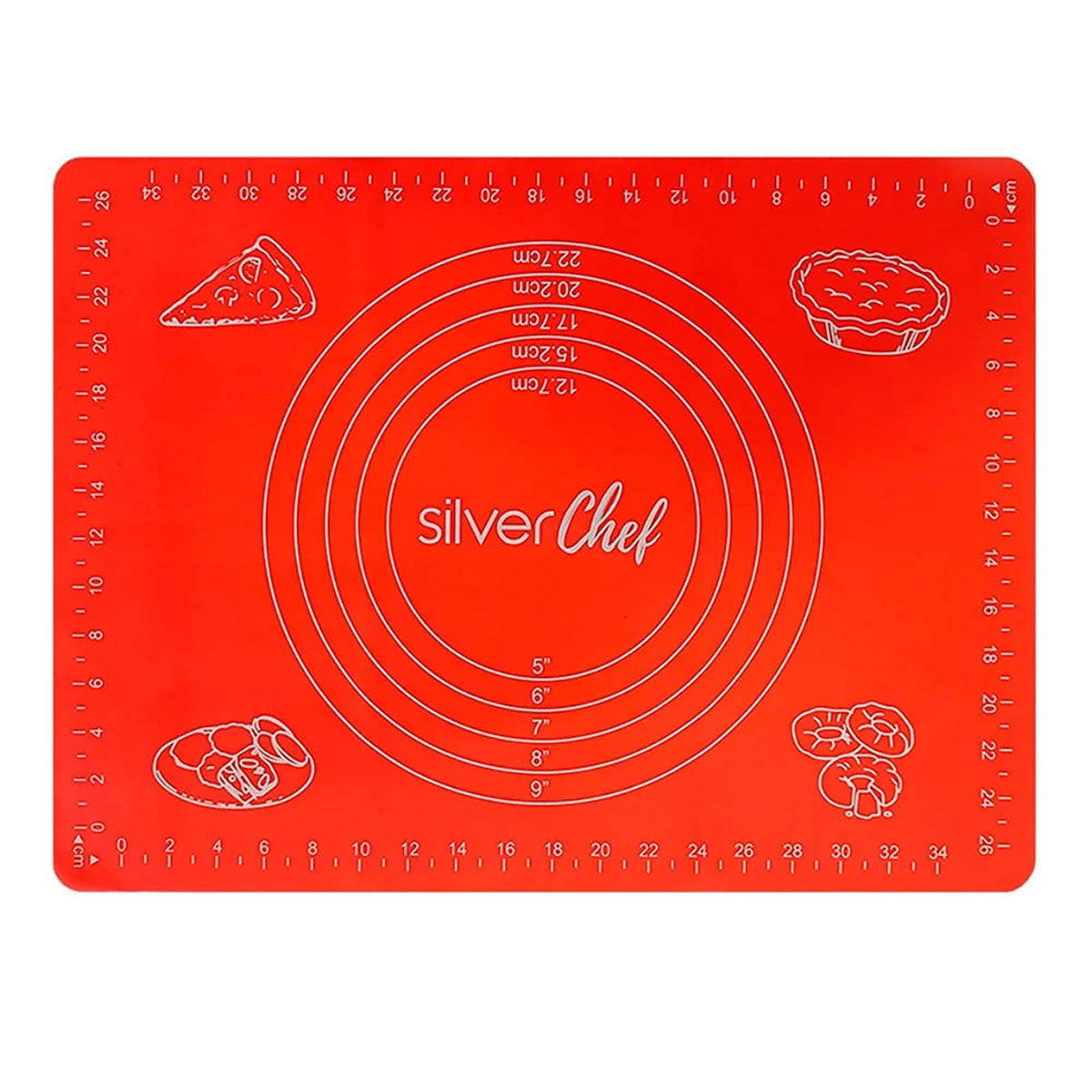 Tapete De Silicone 40Cm X 50cm - Silver Chef
