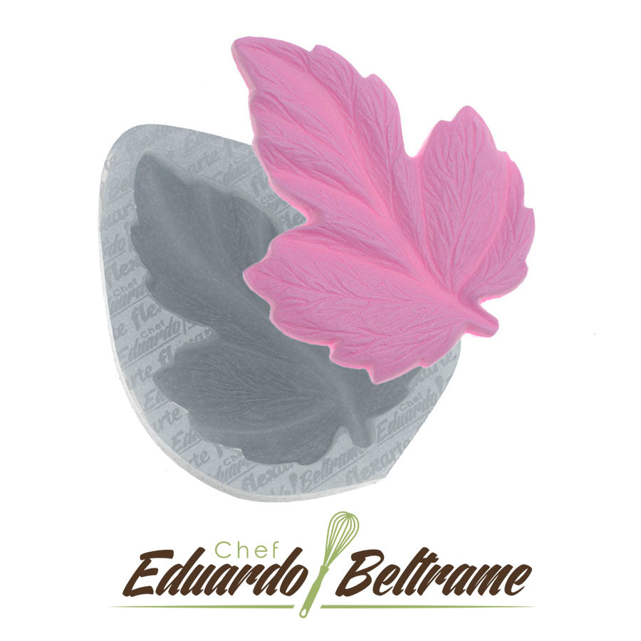 Molde de  Silicone 663 - Folha Seca Grande - EB