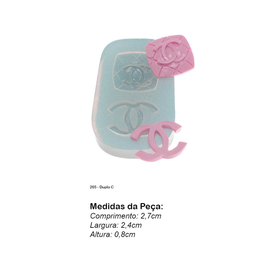 Molde de  Silicone 265 - Duplo C