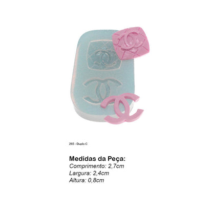Molde de  Silicone 265 - Duplo C