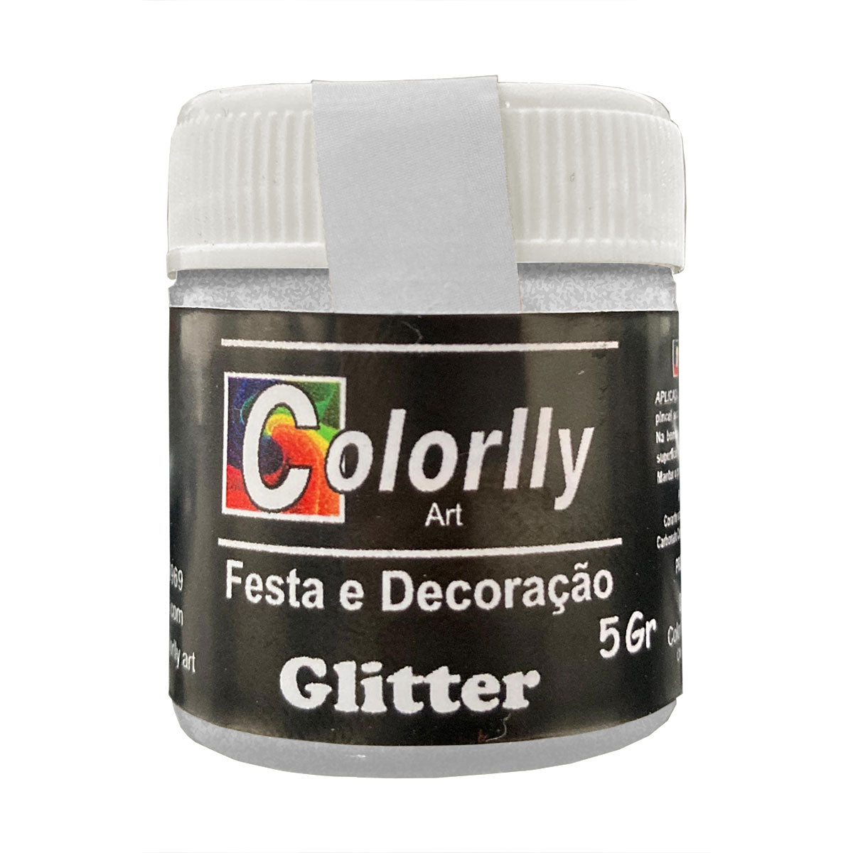 Pó para decoração - Glitter Nacarado 5g - Colorlly