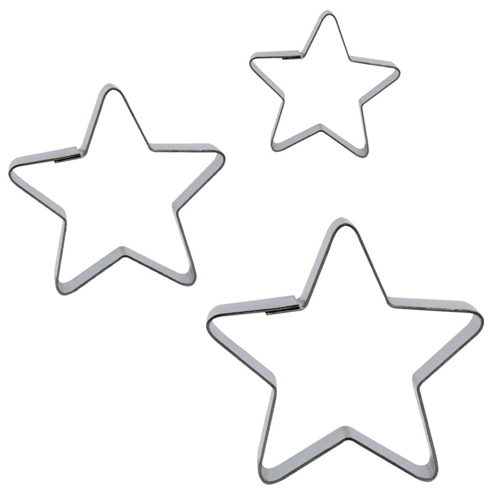 Kit Cortador Mini Estrela 3 Pçs - 021 RR Cortadores - Flexarte