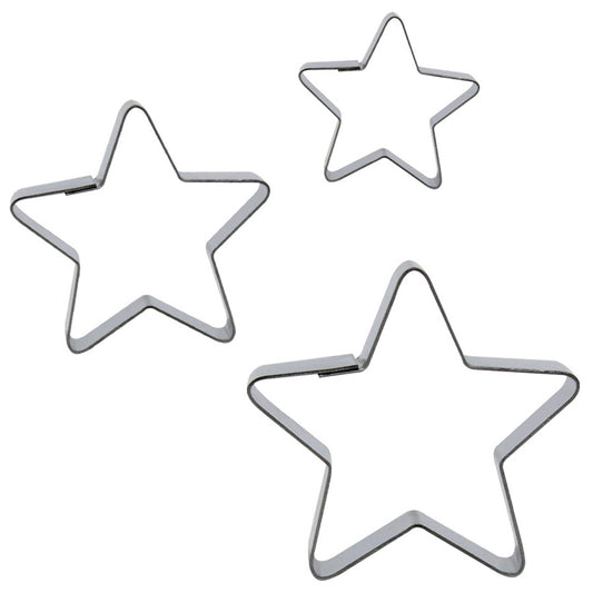 Kit Cortador Mini Estrela 3 Pçs - 021 RR Cortadores - Flexarte