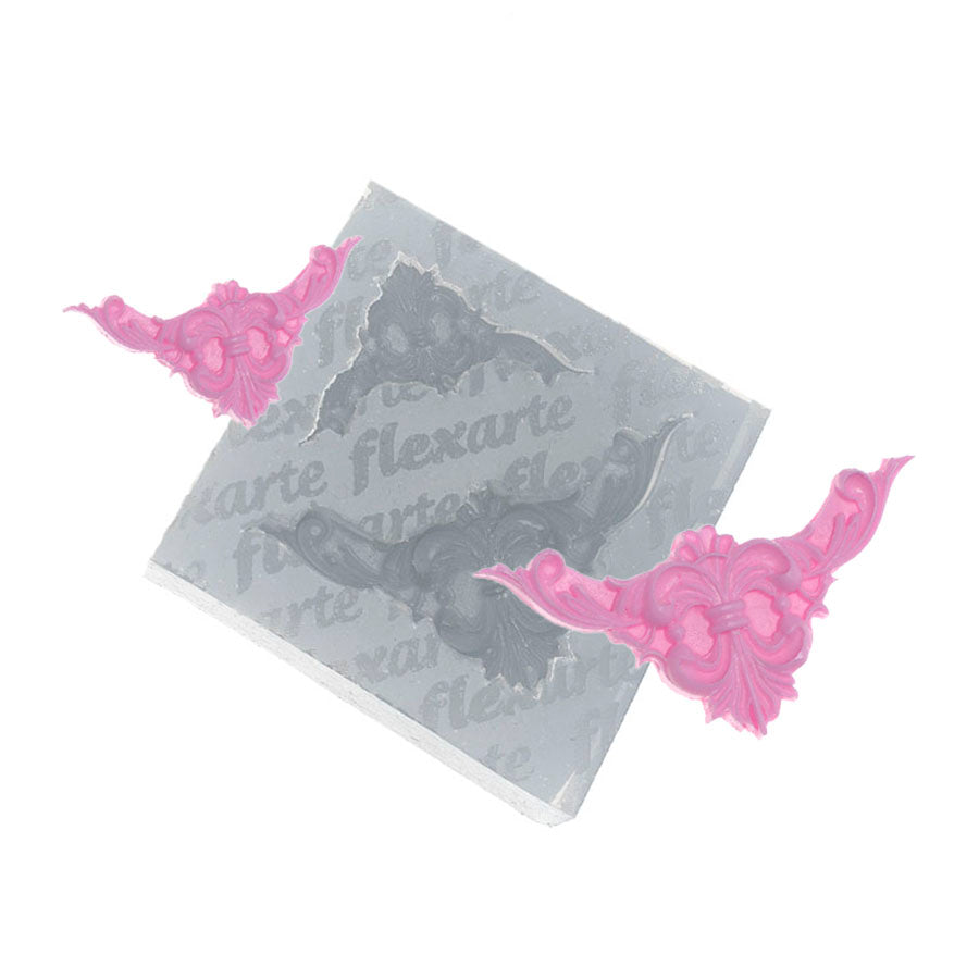 Molde de  Silicone 429 - Par de Mini Cantoneiras Mitatron