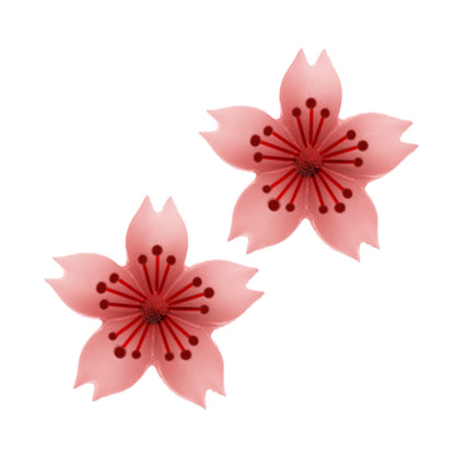 Molde de  Silicone 981 - Dupla de Flor Japonesa Haiobassam - Peq -  3cm