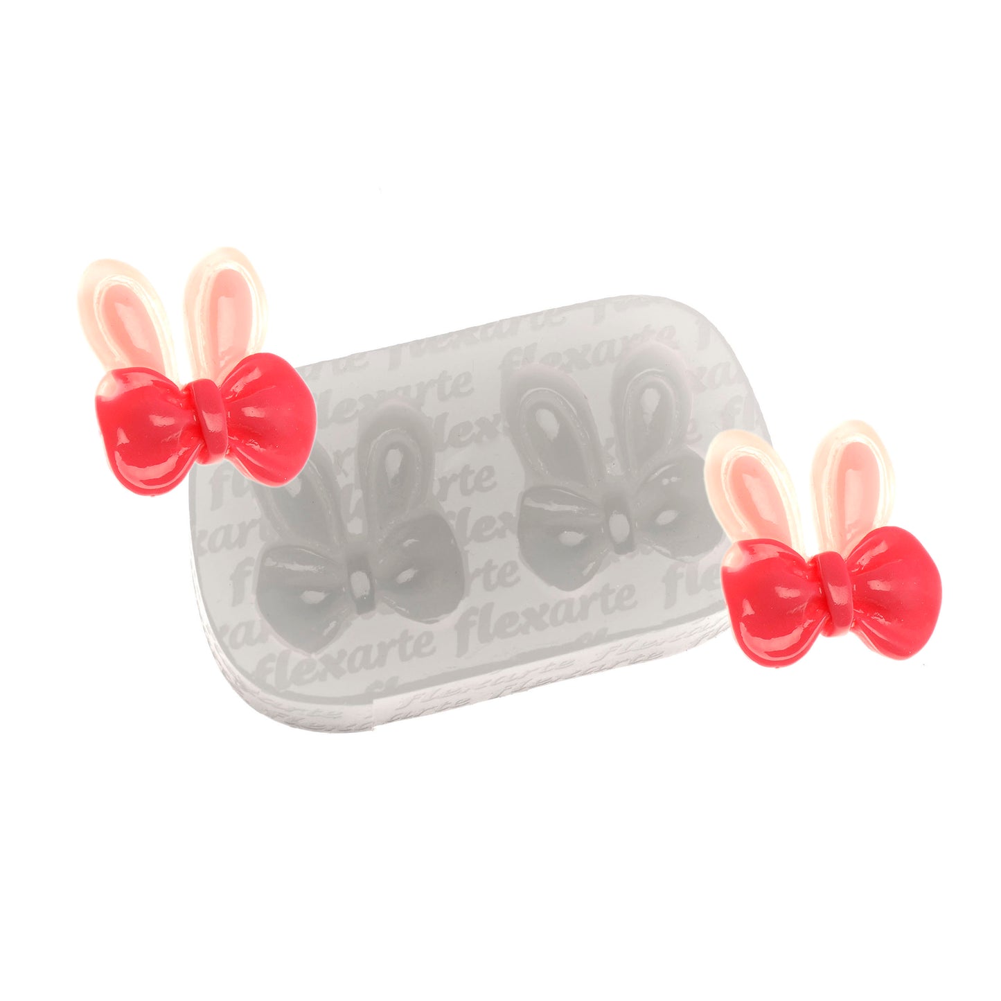 Molde de Silicone 1032 - Orelhas de Coelho de Páscoa - 2,5cm