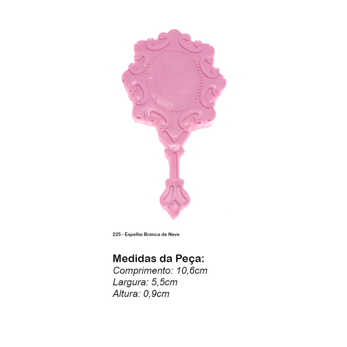 Molde de  Silicone 225 - Espelho Branca de Neve