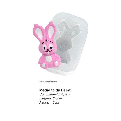 Molde de  Silicone 275 - Coelho Brasileiro