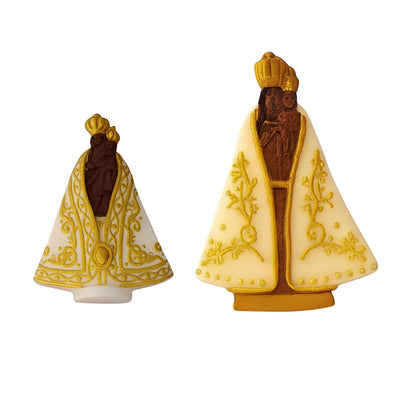 Molde de Silicone 1015 - N.S. Círio de Nazaré 4cm - Flexarte