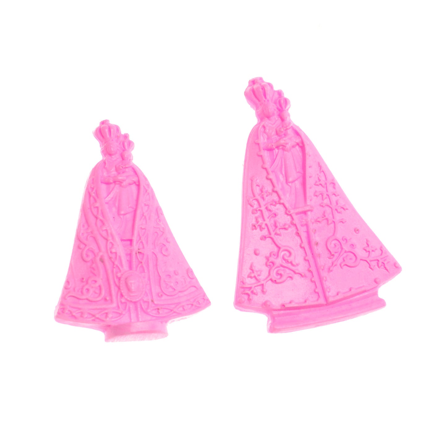 Molde de Silicone 1015 - N.S. Círio de Nazaré 4cm - Flexarte