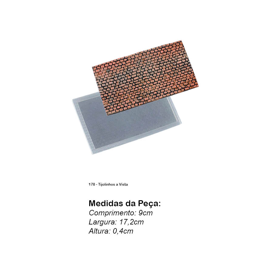 Molde de  Silicone 178 - Tijolinhos a Vista