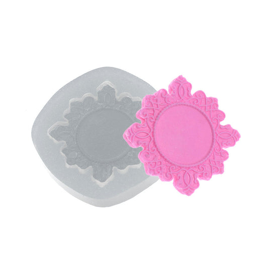 Molde de  Silicone 354 - Moldura Giza Quadrada