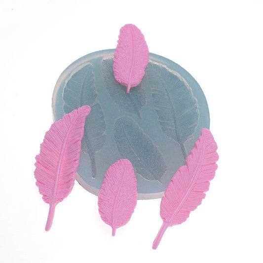 Molde de  Silicone 401 - Quarteto de Penas