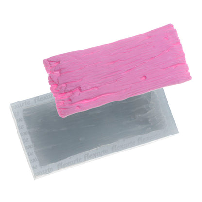 Molde de  Silicone 723 - Casca de Árvore Ret -  Pequena