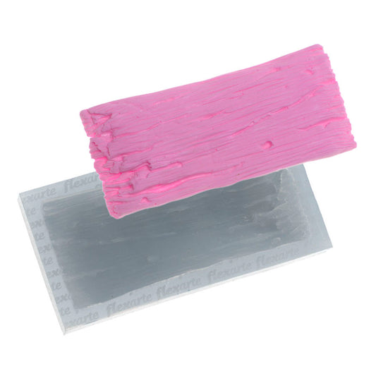 Molde de  Silicone 723 - Casca de Árvore Ret -  Pequena