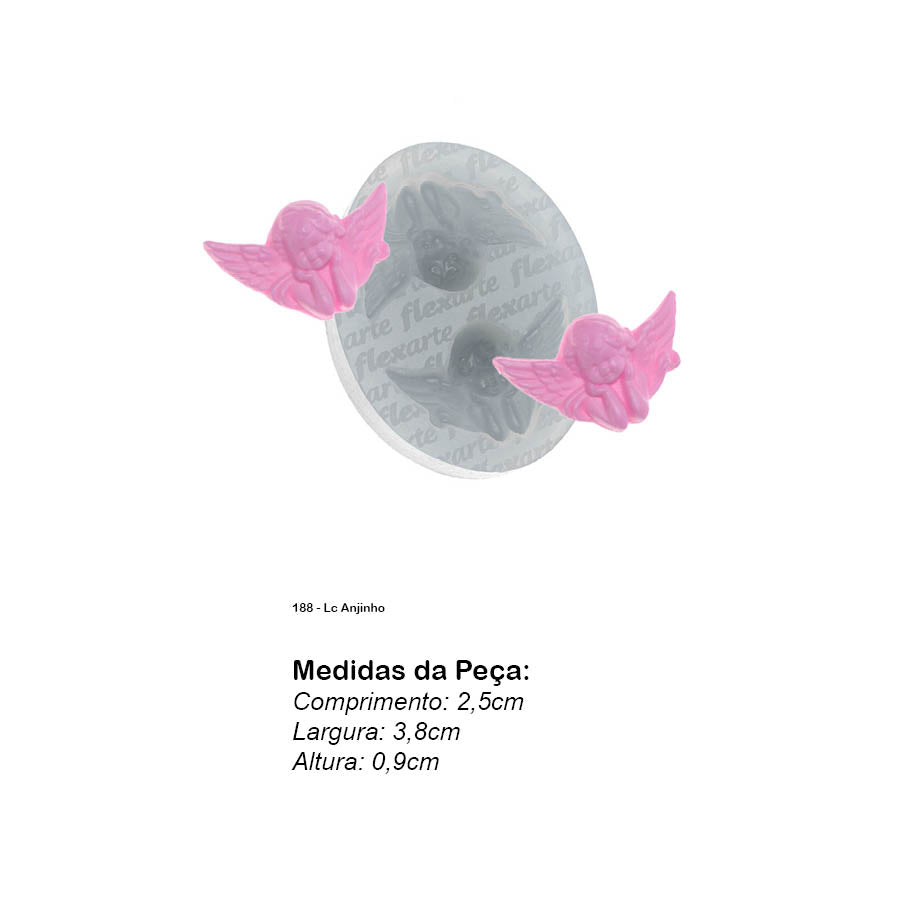 Molde de  Silicone 188 - Lc Anjinho