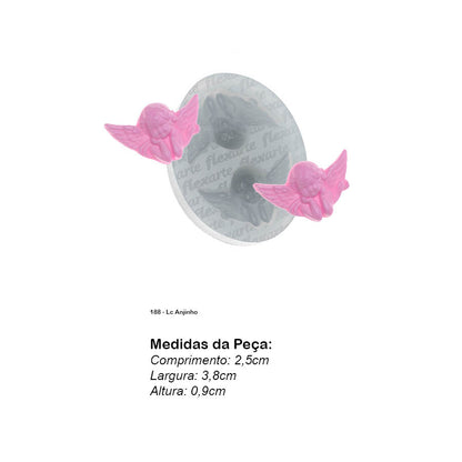 Molde de  Silicone 188 - Lc Anjinho