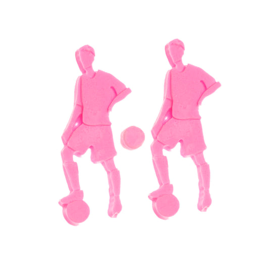 Molde de Silicone 1022 - Jogadores Futebol + Bola - Flexarte