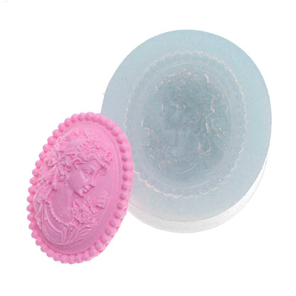 Molde de  Silicone 272 - Camafeu Moderno Grande