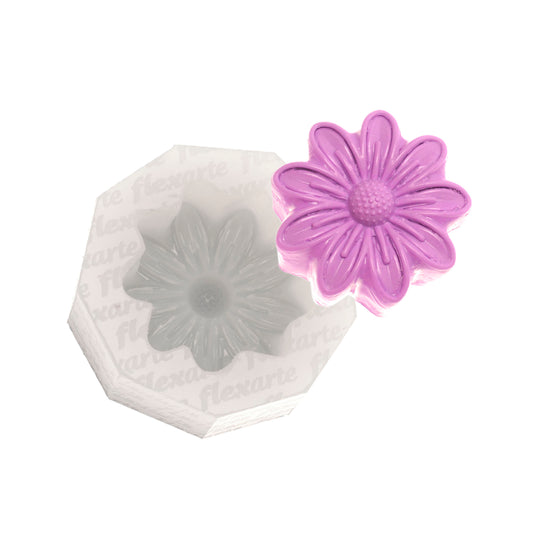 Molde de Silicone 1040 - Margarida - Flor de 9 Pétalas 3,8cm
