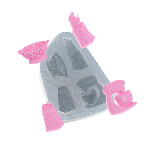 Molde de  Silicone 536 - Utensílios com Batedeira