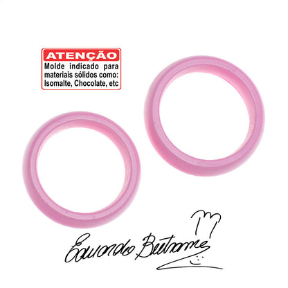 Molde de  Silicone 069 - Par de Alianças - EB