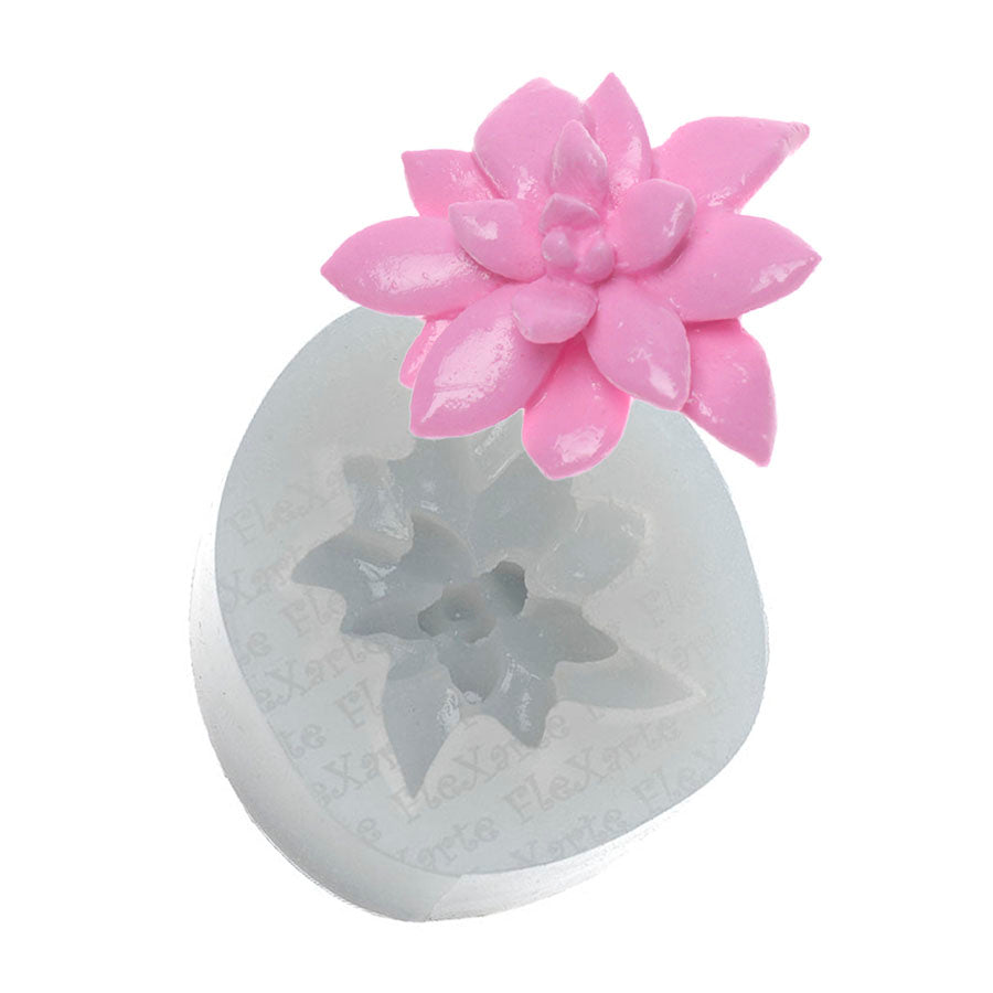 Molde de  Silicone 034 - Suculenta Zinnia
