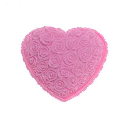Molde de  Silicone 331 - Coração de Rosas Pequeno