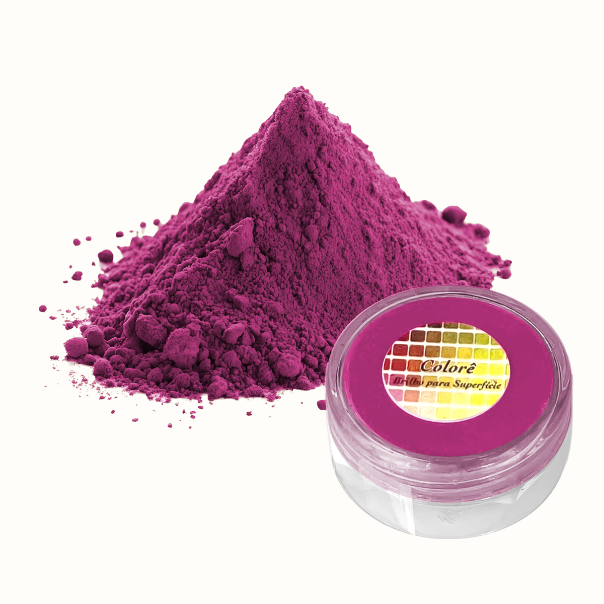 Corante - Lipossolúvel - Lully Candy - Colorê Rosa Escuro Fluor 2g