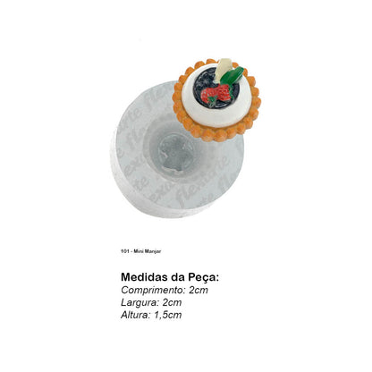 Molde de  Silicone 101 - Mini Manjar