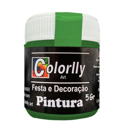 Pó para decoração - Pintura Verde 5g - Colorlly