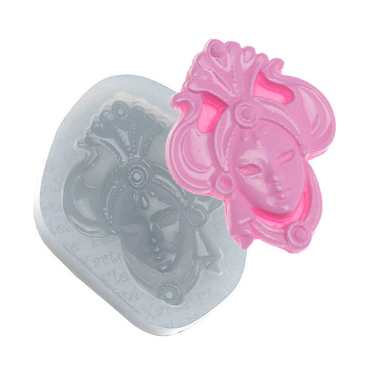 Molde de  Silicone 040 - Máscara Mokka