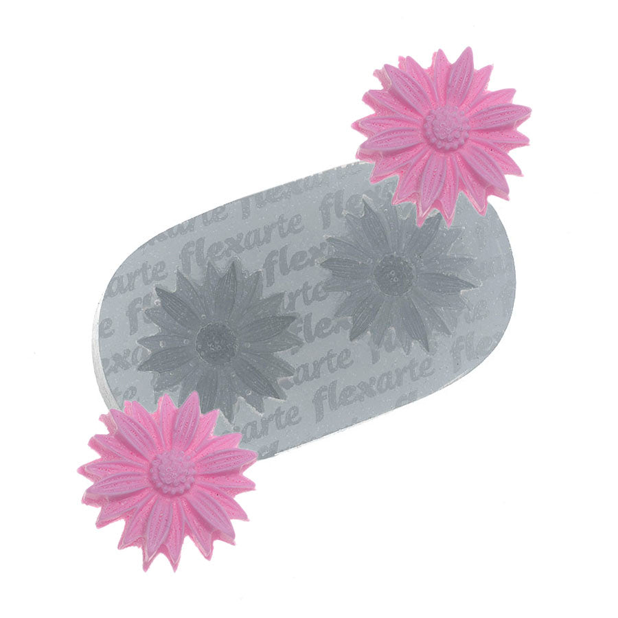 Molde de  Silicone 698 - Par de Flor Yrsa