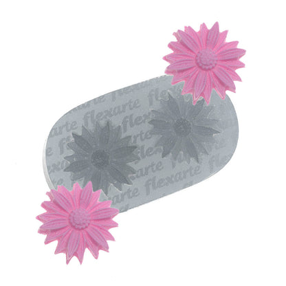 Molde de  Silicone 698 - Par de Flor Yrsa